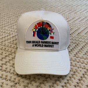 White International Farmers Market Trucker Hat